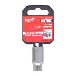 Головка торцева хромована 1/2'' 6гр. MILWAUKEE, 8мм (4932480006)