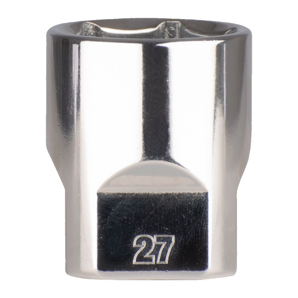Головка торцева хромована 1/2'' 6гр. MILWAUKEE, 27мм (4932480025)