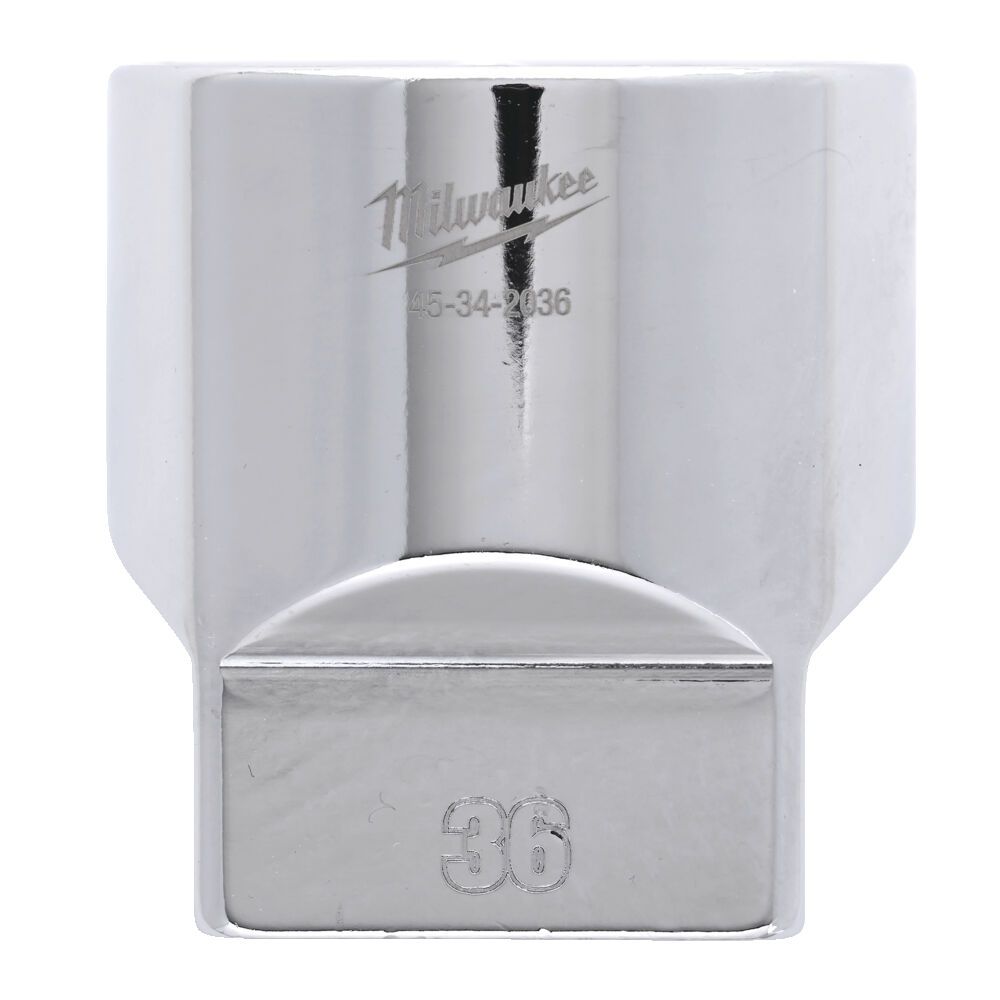 Головка торцева хромована 1/2'' 6гр. MILWAUKEE, 36мм (4932480029)