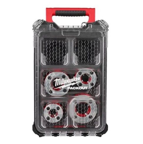 Набір головок для нарізання різблення PACKOUT MILWAUKEE FPT114HK BSPT Alloy, (для FPT114) (4шт) (4932480250)
