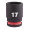 Головка ударна ShW 3/8'' STD MILWAUKEE, 17мм (4932480274)
