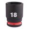 Головка ударна ShW 3/8'' STD MILWAUKEE, 18мм (4932480275)