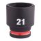Головка ударна ShW 3/8'' STD MILWAUKEE, 21мм (4932480278)
