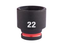 Головка ударна ShW 3/8'' STD MILWAUKEE, 22мм (4932480279)