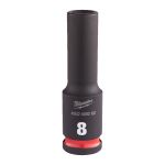 Головка ударна ShW 3/8'' SKT MILWAUKEE, подовжена, 8мм (4932480282)