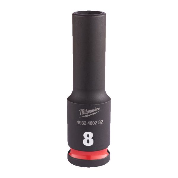 Головка ударна ShW 3/8'' SKT MILWAUKEE, подовжена, 8мм (4932480282)