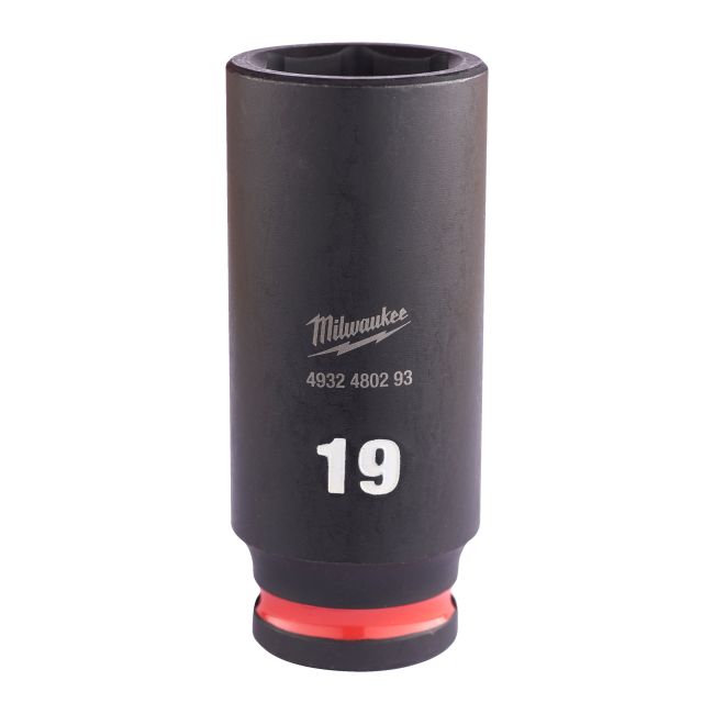 Головка ударна ShW 3/8'' SKT MILWAUKEE, подовжена, 19мм (4932480293)