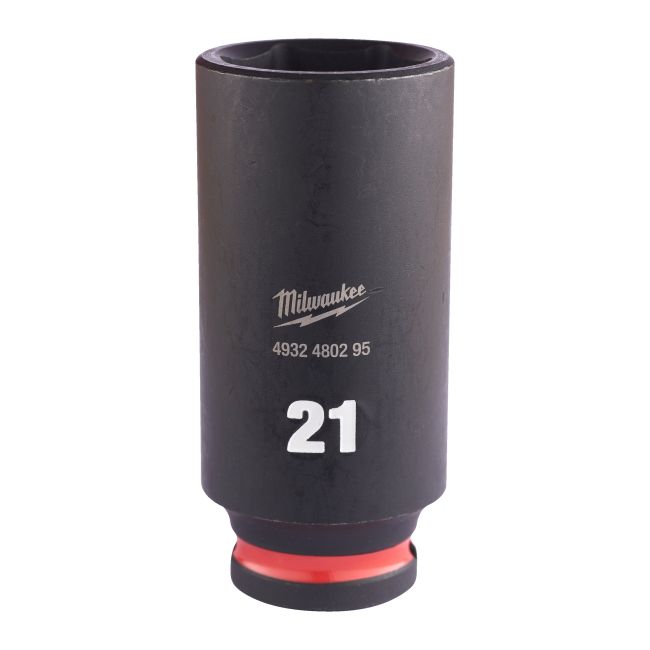 Головка ударна ShW 3/8'' SKT MILWAUKEE, подовжена, 21мм (4932480295)