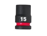 Головка ShW 1/2'' STD MILWAUKEE, 15мм (4932480309)