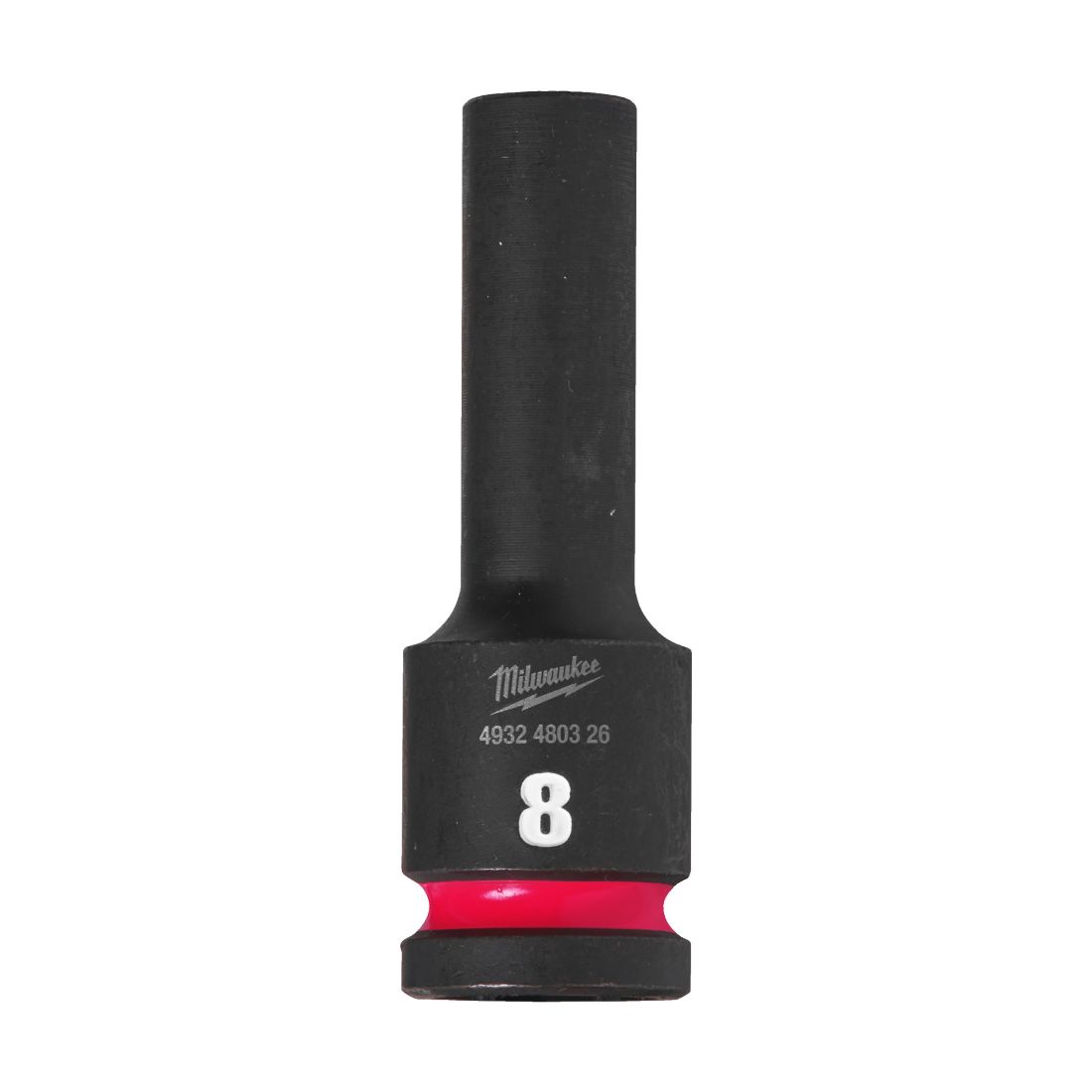 Головка ShW 1/2'' SKT MILWAUKEE подовжена, 8мм (4932480326)