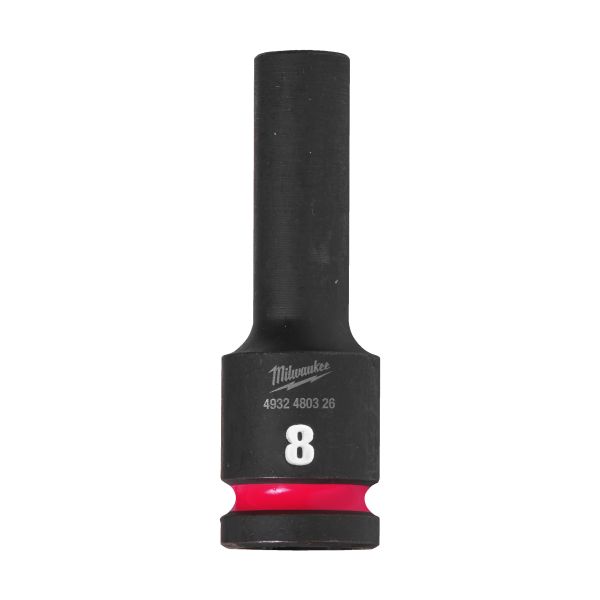 Головка ShW 1/2'' SKT MILWAUKEE подовжена, 8мм (4932480326)