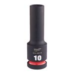 Головка ShW 1/2'' SKT MILWAUKEE подовжена, 10мм (4932480328)