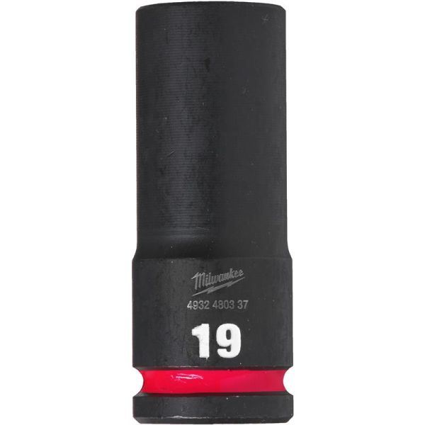 Головка ShW 1/2'' SKT MILWAUKEE подовжена, 19мм (4932480337)