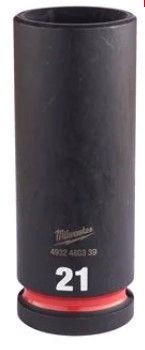 Головка ShW 1/2'' SKT MILWAUKEE подовжена, 21мм (4932480339)