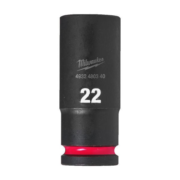 Головка ShW 1/2'' SKT MILWAUKEE подовжена, 22мм (4932480340)