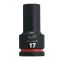 Головка ударна ShW 3/4'' SKT MILWAUKEE подовжена, 17мм (4932480378)