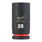 Головка ударна ShW 3/4'' SKT MILWAUKEE подовжена, 28мм (4932480387)
