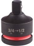 Перехідник ударний для головок ShW MILWAUKEE с квадрата 3/4" на 1/2" квадрат (4932480405)