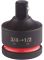 Перехідник ударний для головок ShW MILWAUKEE с квадрата 3/4" на 1/2" квадрат (4932480405)