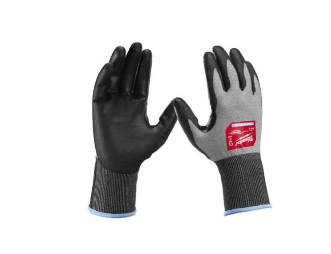 Рукавиці робочі Hi-Dex MILWAUKEE, з опором порізам 2/B рівня, розмір 11/XXL (4932480495)