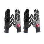 Рукавиці робочі Hi-Dex MILWAUKEE, з опором порізам 2/B рівня, розмір 10/XL, (12 пар) (4932480509)