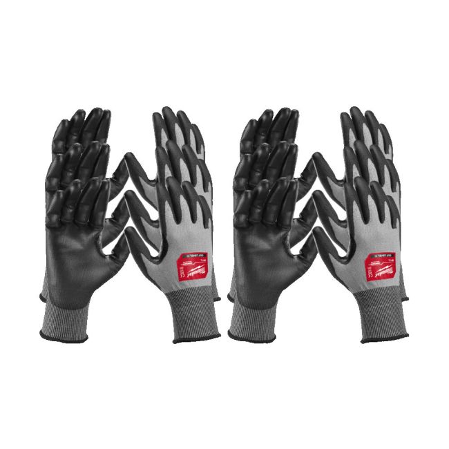 Рукавиці робочі Hi-Dex MILWAUKEE, з опором порізам 3/С рівня, розмір 9/L, (12 пар) (4932480513)