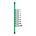 Набір головок торцевих хромованих 1/2'' MILWAUKEE, з бітою Torx (Т20-Т60) на планці, (9шт) (4932480822)