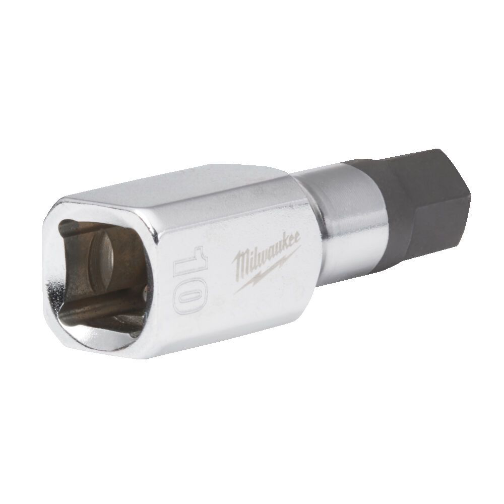 Головка торцева хромована 3/8'' MILWAUKEE з бітою Hex , 10 мм (4932480837)