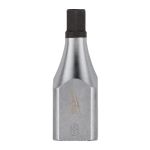 Головка торцева хромована 1/2'' MILWAUKEE з бітою Hex, 8мм (4932480846)