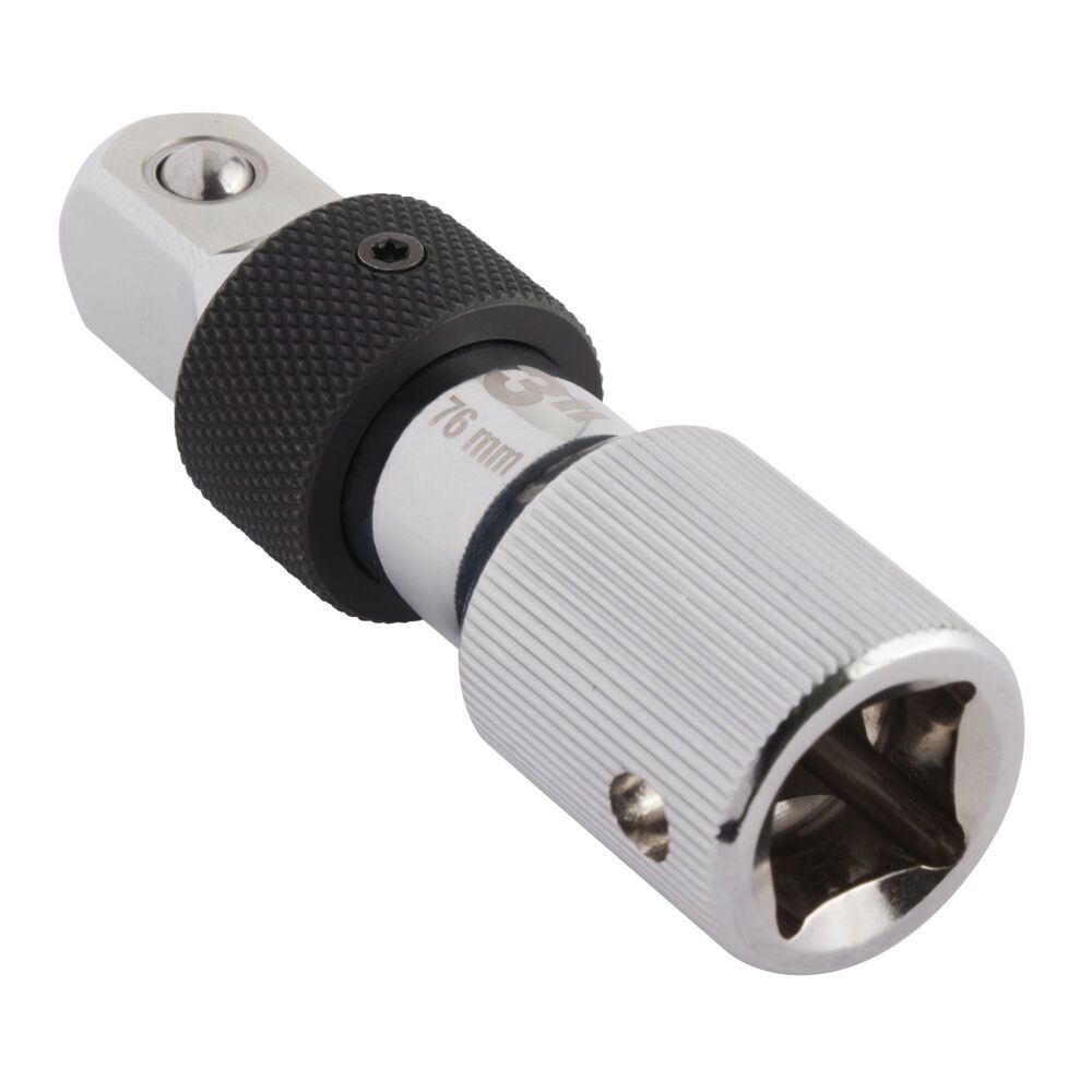 Подовжувач хромований для головок 1/2'' MILWAUKEE, з фіксатором, 76мм (4932480936)