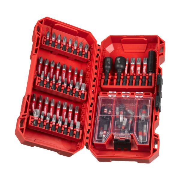 Набір біт Milwaukee SHOCKWAVE (75 предм.) PACKOUT, пластиковий кейс (4932492008)