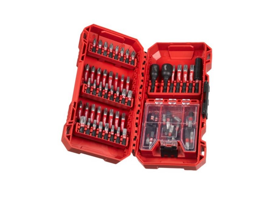 Набір біт Milwaukee SHOCKWAVE (75 предм.) PACKOUT, пластиковий кейс (4932492008)