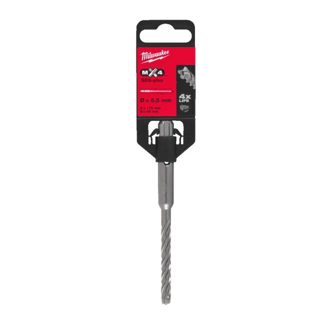 Бур SDS-PLUS MX4 MILWAUKEE, діаметр 6,5х115х50мм (4932492017)