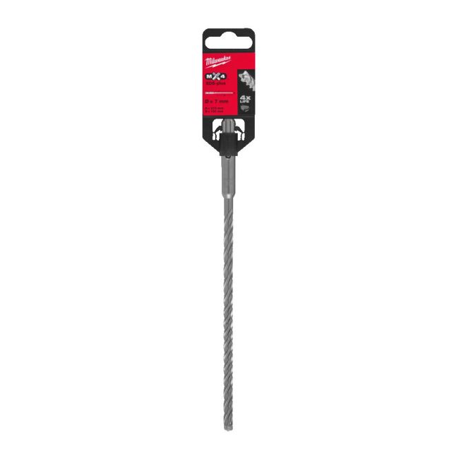 Бур SDS-PLUS MX4 MILWAUKEE, діаметр 7,0х215х150мм (4932492018)