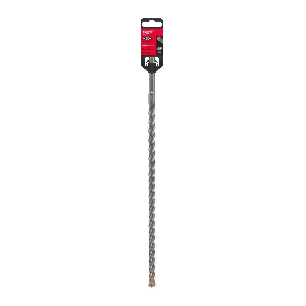 Бур SDS-PLUS MX4 MILWAUKEE, діаметр 12,0х360х300мм (4932492024)