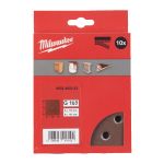 Папір шліфувальний MILWAUKEE, 115x107мм HL, зерно 180, (10шт) (4932492243)