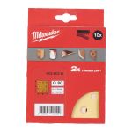 Папір шліфувальний HP MILWAUKEE, 115х107мм HL, зерно 80, (10шт) (4932492244)