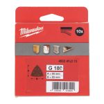 Папір шліфувальний MILWAUKEE, 93х93х93мм HL, зерно 180, (10шт) (4932492273)