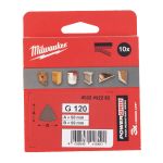 Сітка шліфувальна PG Mesh HL MILWAUKEE, 93х93х93мм, зерно 120, (10шт) (4932492282)