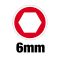 Викрутка наскрізна HollowCore MILWAUKEE, SW 6мм (4932492367)