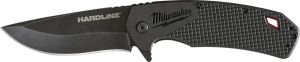 Ніж складний HARDLINE Smooth MILWAUKEE з лезом 89мм (4932492453)