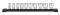Набор головок торцевих хромованих 3/8'' MILWAUKEE,   (10–19мм) на планке (10шт) (4932492507)