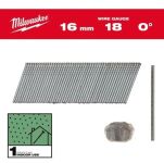 Цвяхи оцинковані вкриті смолою з Т-образною головкою MILWAUKEE, 18G/0 градусів/16мм, (10000шт) (4932492549)