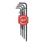 Набір ключів Г-образних TORX MILWAUKEE, (T8/T9/T10/T15/T20/T25/T27/T30/T40) (9шт) пластиковий холдер (4932492693)