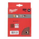Папір шліфувальний MILWAUKEE, 115x107мм HL, зерно 60, (10шт) (4932492759)