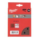 Папір шліфувальний MILWAUKEE, 115x107мм HL, зерно 80, (10шт) (4932492760)