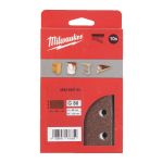 Папір шліфувальний MILWAUKEE, 80x133мм HL, зерно 80, (10шт) (4932492764)