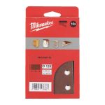 Папір шліфувальний MILWAUKEE, 80x133мм HL, зерно 120, (10шт) (4932492765)