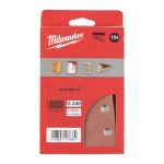 Папір шліфувальний MILWAUKEE, 80x133мм HL, зерно 240, (10шт) (4932492767)