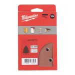 Папір шліфувальний дельтавидний MILWAUKEE, 100х147мм HL, зерно 240 (10шт) (4932492772)